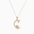 LDN2743 - Letter C & Floral Cluster Diamond Necklace in 18K Gold - 5254-3.webp
