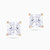 WE371 - Square Cubic Zirconia Stud Earrings in Yellow Gold Plating - EA36-3.jpg