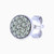 WE353 - Round Green Stones Stud Earrings in Sterling Silver - EA107-4.jpg