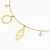 MLB995 - Eye Motif & Round Link Pearl Chain Bracelet in 18K Gold - 21047140300-4.webp