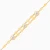 MLB990 - Eye Motifs Pearl Double Chain Bracelet in 18K Gold - 21047140295-3.webp