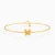 MLB999 - Kids Double Butterfly Pendant Chain Bracelet in 18K Gold - 20047110104-1.webp