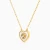 MLN2184 - Kids Double Heart Yellow Stone & Pearl Necklace in 18K Gold - 20046110230-3.webp