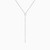 WN590 -  Round Disc & Vertical Bar Lariat Necklace in Silver - 167051400111450-1.jpg