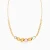 WN618 - Horizontal Oval Discs & Colored Stones Necklace in Yellow Gold Plating - 167051100422451-4.webp