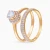 LGR1424 - Rount Cluster Cubic Zirconia Twin Rings in 21K Gold - 22039030069-1.webp