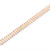 LGB840 - Hexagonal Units & Beads Chain Bracelet in 21K Gold - 22010110667-2 .jpg