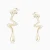 WE407 - Heartbeat Pulse Drop Earrings in Yellow Gold Plating - GE14813A-4.webp