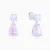 WE431 - Teardrop Colored Stones Drop Earrings in Sterling Silver - GE03168A-1.webp