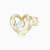 WE423 - Winged Heart Cubic Zirconia Stud Earrings in Yellow Gold Plating - GE14887A-4.webp