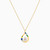 LIN891 - Pear Pearl & Colored Stones Necklace in 18K Gold - 111406180064-3.jpg