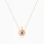WN647 - Heart Pink Stone & Colored Stones Gold Plated Necklace - SN21442A-4.webp
