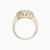 WR507 - Swirling Layered Curves Cubic Zirconia Ring in Yellow Gold Plating - GR15152A-4.webp