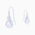 WE416 - Twist & Pear Shaped Cubic Zirconia Drop Earrings in Sterling Silver - GE14958A-4.webp
