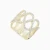 WR509 - Looping Curves Cubic Zirconia Ring in Yellow Gold Plated - SR10204A-3.webp