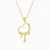 WN631 - Melting Heart Gold Plated Necklace - GP14816A-3.webp