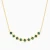 WN637 - Green Stones Floral Gold Plated Necklace - GN14987A-1.webp