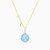 WN655 - Star & Moon Blue Colored Stone Gold Plated Necklace - GN01732A-1.jpg