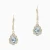 WE419 - Scalloped Teardrop Cloudy Grey Stone Drop Earrings in Yellow Gold Plating - GE14867A-3.webp