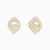 WE424 - Swirling Layered Curves Cubic Zirconia Stud Earrings in Yellow Gold Plating - GE15152A-1.webp