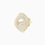 WE424 - Swirling Layered Curves Cubic Zirconia Stud Earrings in Yellow Gold Plating - GE15152A-4.webp