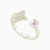 WR499 - Four Point Stars Pearl Open Ring in Yellow Gold Plating - GR15023A-3.webp