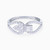 LGS478 - Leaf Bow Cubic Zirconia Set in 18K Gold (2 Pieces) - 21011790032-4.jpg