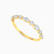 MLR928 - Marquise & Round Cubic Zirconia Ring in 18K Gold - 21048110835-3.jpg