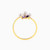LIR370 - Floral Cluster Lavender Stones & Pearls Ring in 18K Gold - 111106180059-4.jpg