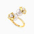 LDR4197 - Sculpted Floral Pearl Diamond Open Ring in 18K Gold - ERG50034-3.jpg