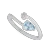 LDR4209 - Bypass Pear Blue Stone Diamond Ring in 18K Gold - ERG00037AM-3.webp