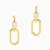 MLE627 - Single Hexagon & Round Diamond Drop Earrings in 18K Gold - 24051790032-3.webp