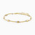LGB876 - Spaced Tri Color Beaded Units Chain Bracelet in 18K Gold - 21010570133-1.jpg