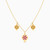 MLN1057 - Pomegranate Colored Stones Necklace in 18K Gold - 21046110991-3.jpg
