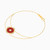 LIN512 - Flower Diamonds & Red Stone Layered Necklace in 18K Gold - 111305130074-2.jpg