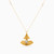 LIN809 - Triangle Diamond & Colored Stones Necklace in 18K Gold - 111404220106-3.jpg