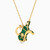LIN609 - Jug Green Stones Necklace in 18K Gold - 111405120275-2.jpg