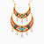 LIN27 - Arabesque Colored Stones Choker Necklace in 18K Gold - 111405180249-1.jpg