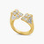 LDR732 - Flower Diamond Two-headed Ring in 18K Gold - LRG00012-2.jpg