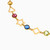 LIB146 - Circle Colored Stones Chain Bracelet in 18K Gold - 111304180308-3.jpg LIB146 - Circle Colored Stones Chain Bracelet in 18K Gold - 111304180308-3.jpg