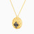 LIN456 - Round Black Stone Necklace in 18K Gold - 111405190061-2.jpg