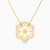 LIN473 - Flower Diamond & Colored Stones Necklace in 18K Gold - 111408100007-1.jpg