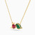 LIN611 - I Love KSA Colored Stones Necklace in 18K Gold - 111405120277-2.jpg LIN611 - I Love KSA Colored Stones Necklace in 18K Gold - 111405120277-2.jpg