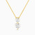 LIN469 - Round Clear Stone Necklace in 18K Gold - 111401100010-1.jpg
