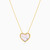 LIN201 - Heart Colored Stones Necklace in 18K Gold - 111405100212-3.jpg