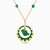 LIN610 - KSA Map Green Stones Necklace in 18K Gold - 111405120276-1.jpg