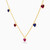 LIN254 - Heart Colored Stones Chain Necklace in 18K Gold - 111404180049-2.jpg