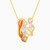 LIN14 - Mother & Baby Colored Stones Necklace in 18K Gold - 111405180225-1.jpg