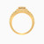 LGR525 - Square Clear Stone Ring in 18K Gold - 61002180140-3.jpg