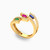 LGR480 - Baguette Colored Stones Ring in 18K Gold - 61002180052-2.jpg